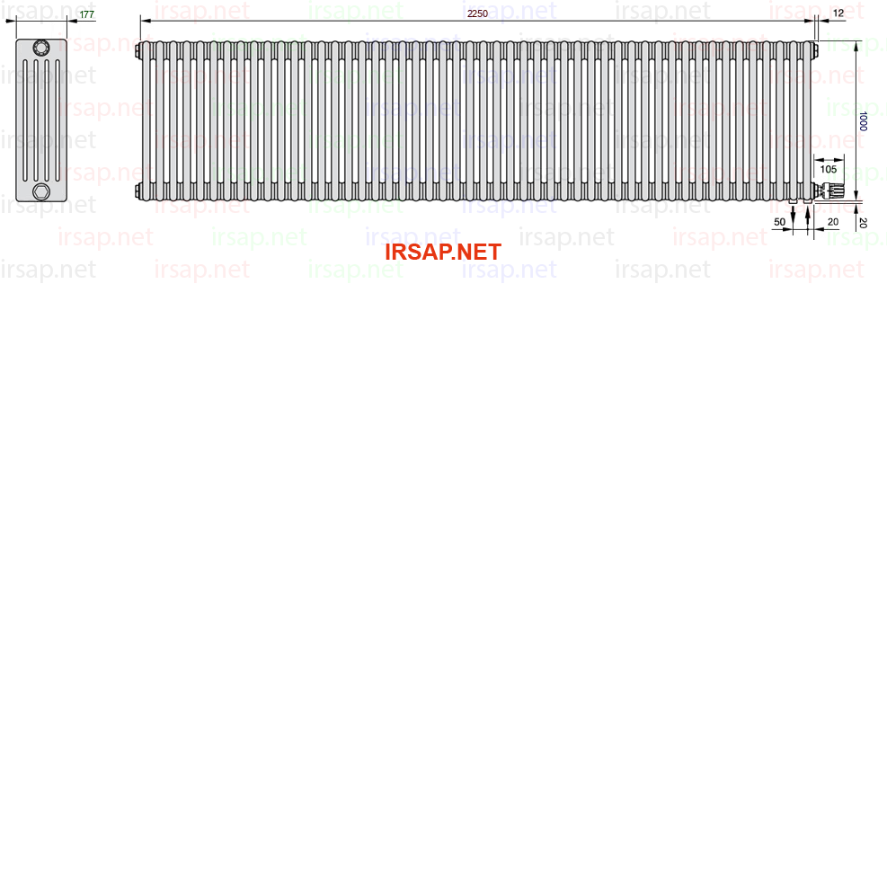 Радиатор IRSAP Tesi 51000/50 T26 CL 01